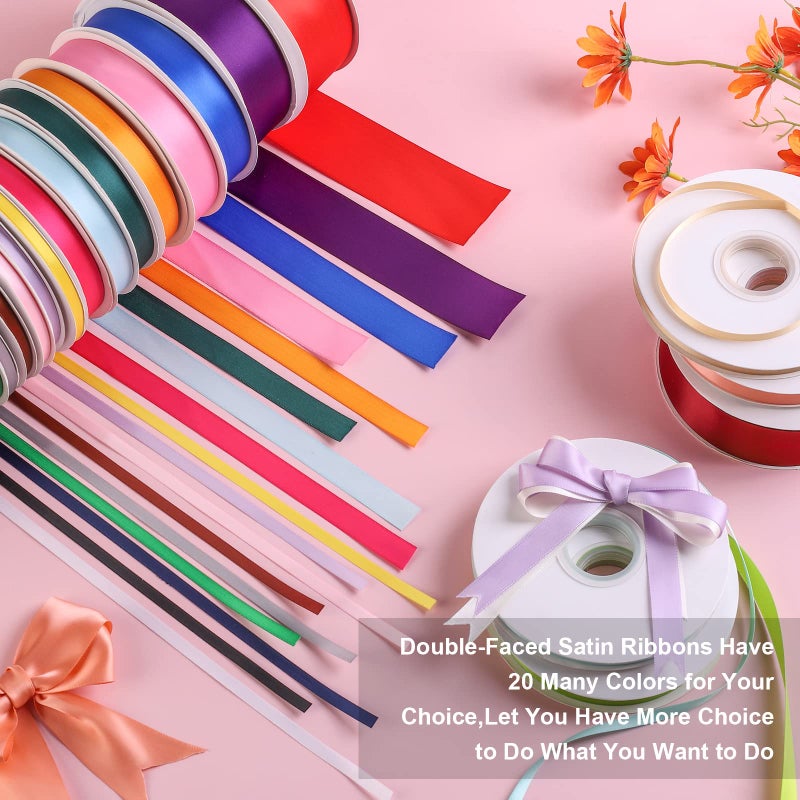 Lemon Park 1-1/2"" x 50Yds Light Purple Double Faced Satin Ribbon High Density Solid Color Ribbon Great for Crafts Gift Wrapping Sewing Wedding&Christmas Decor (1-1/2"" x 50Yds  Light Purple) - Image 2